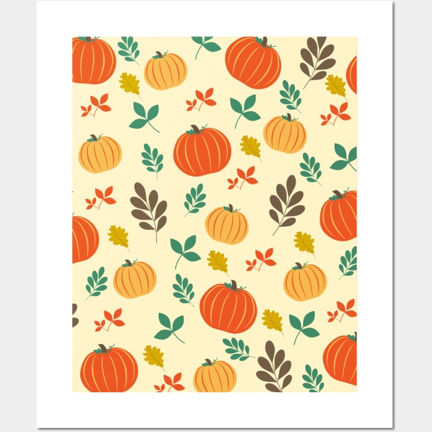 halloween pumpkin Wall Art by Charm Clothing